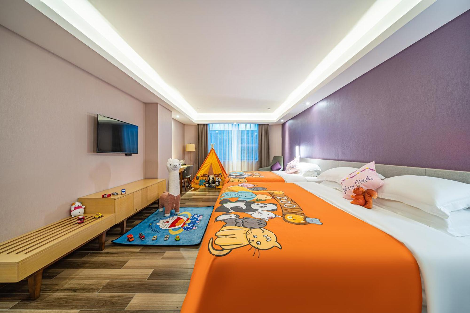 Echarm International Hotel Guangzhou Baiyun International Airport Huadu Plaza Branch - Free Deliver Service To Guangzhou Baiyun International Airport & Free Deliver Service To Canton Fair Complex During Canton Fair Period Exterior foto
